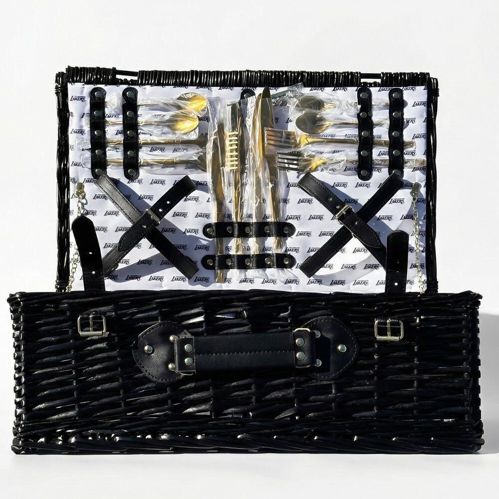 Williams Sonoma NBA Lakers Picnic Basket